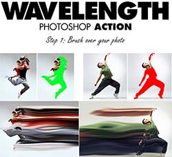 极品PS动作－波长抽丝：Wavelength Photoshop Action